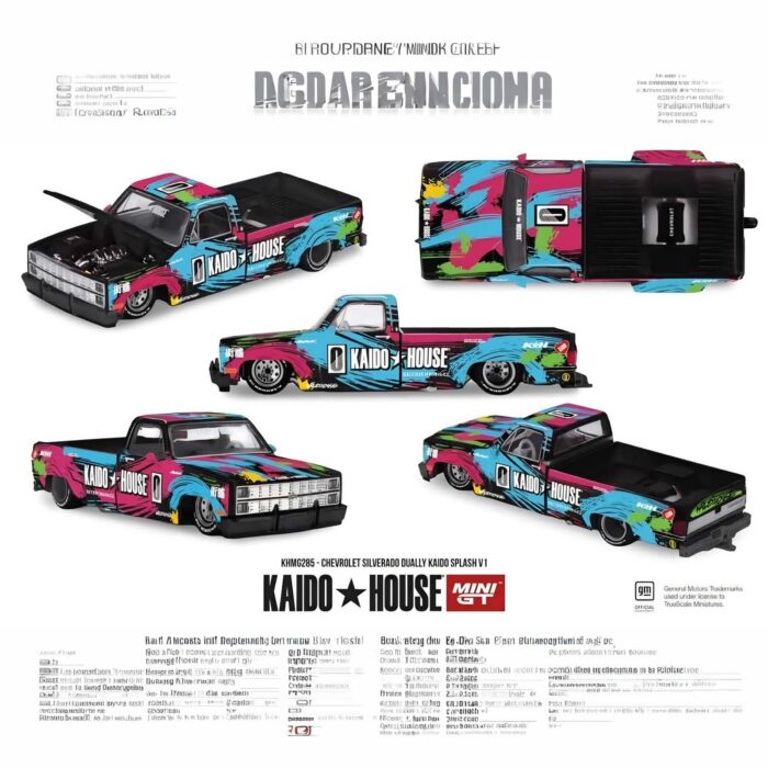 Mini Gt - 1980 Chevrolet Silverado Dually Kaido Splash V1
