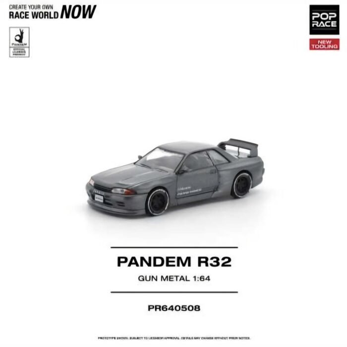 Pop Race - Pandem R32, gun metal