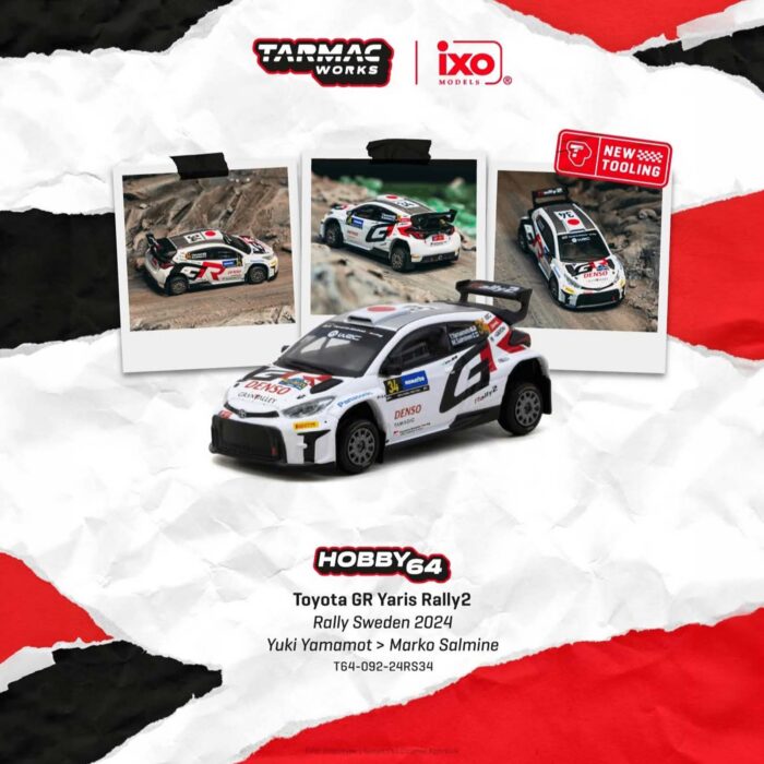 Tarmac - 2024 Toyota Yaris GR Rally2 #34 Yuki Yamamoto Rally Sweden
