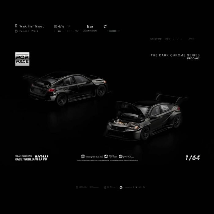 Pop Race - Honda Civic FL5 TCR *The Dark Chrome Series