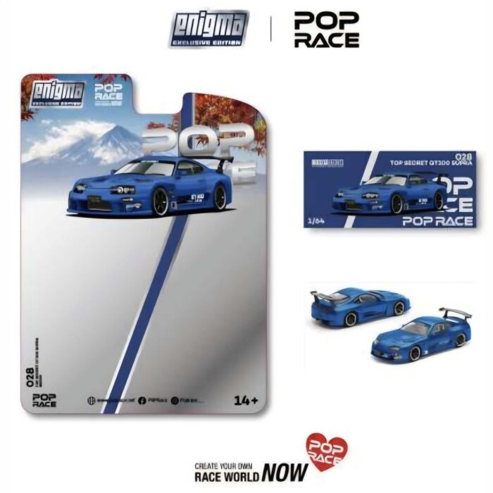Pop Race - Top Secret Supra GT500 (A80), blue