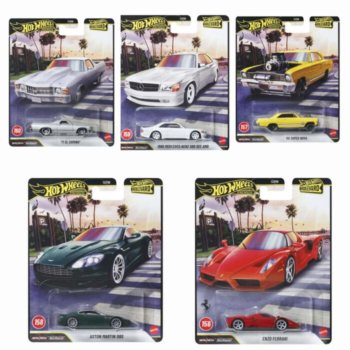 Hot Wheels - Boulevard series Mix box of 10