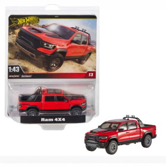 Hot Wheels - RAM 4x4 pick-up, red