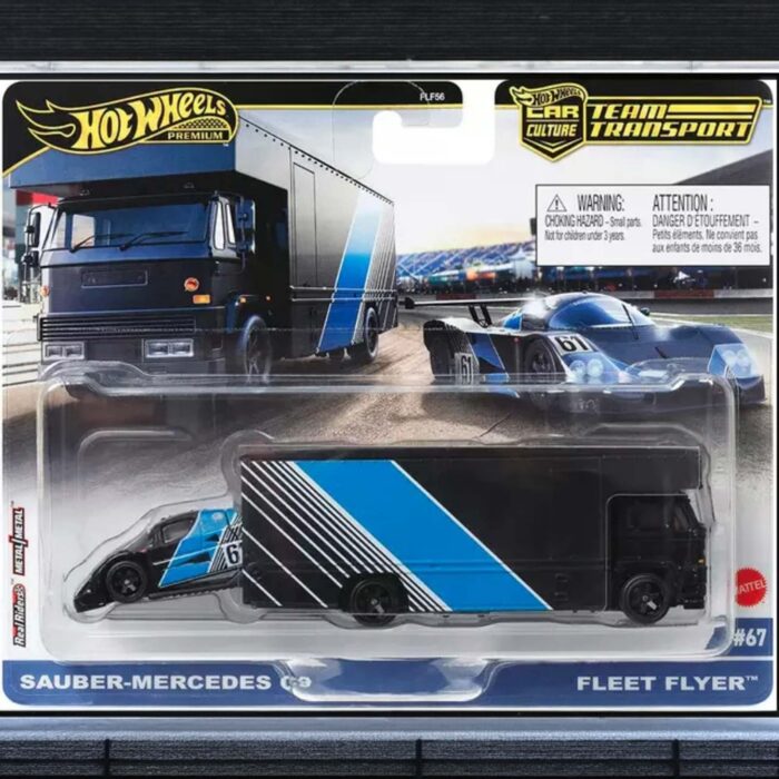 Hot Wheels - Sauber Mercedes C9 & Fleet Flyer Truck 67