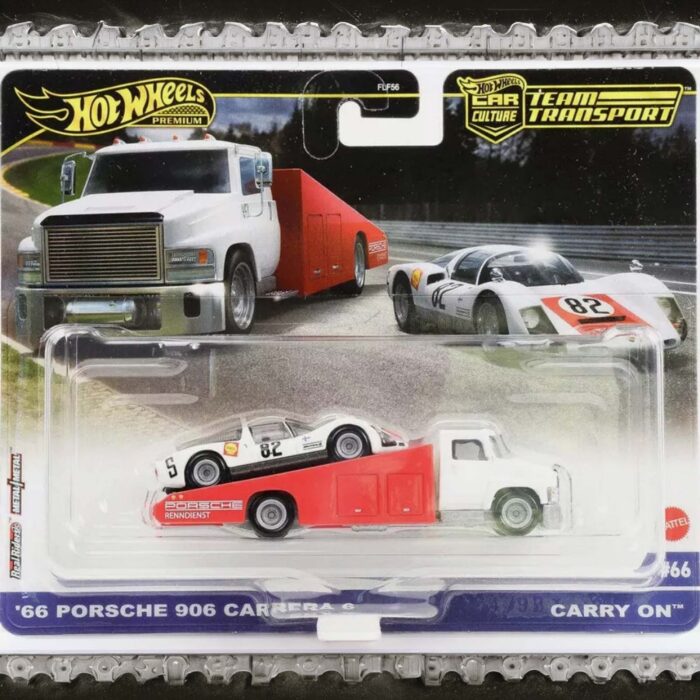 Hot Wheels - 1966 Porsche 906 Carrera 6 & Carry on Truck 66