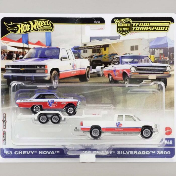 Hot Wheels - 1963 Chevrolet Nova & 1988 Chevrolet Silverado pick-up truck 68