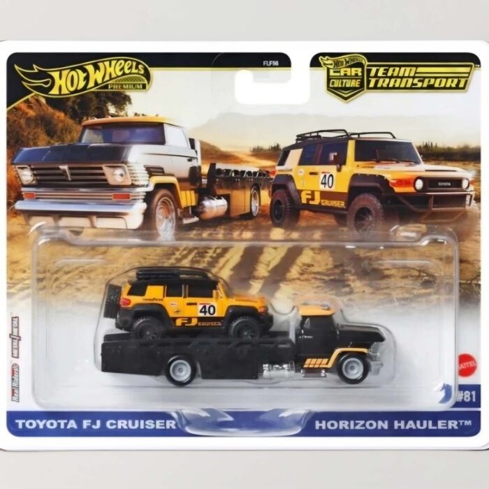 Hot Wheels - Toyota FJ Land Cruiser & Horizon Hauler *Team Transport series 81