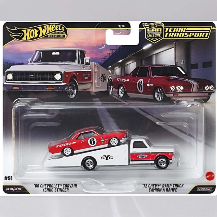 Hot Wheels - Chevrolet Corvair Yenko Stinger + 1972 Chevrolet Ramp Truck 91