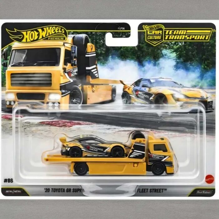 Hot Wheels - 2020 Toyota GR Supra + Fleet Street, orange 86