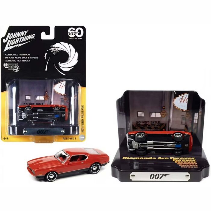 Johnny Lightning - 1971 Ford Mustang Mach 1, red *Diamonds Are Forever
