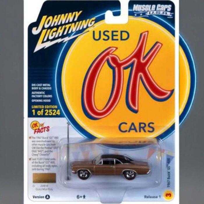 Johnny Lightning - 1967 Buick GS 400 in Gold