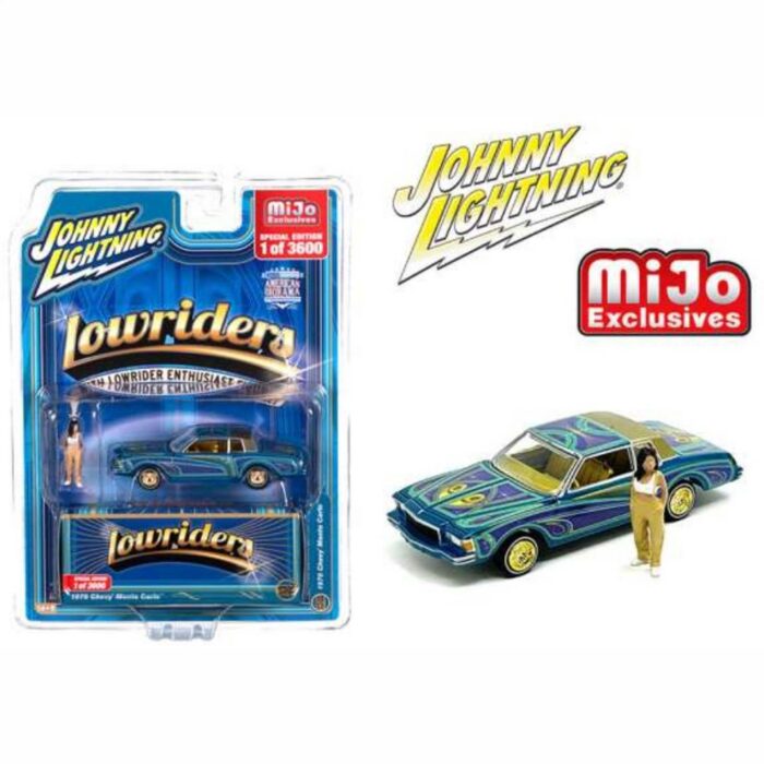 Johnny Lightning - 1978 Chevrolet Monte Carlo Lowrider with figure