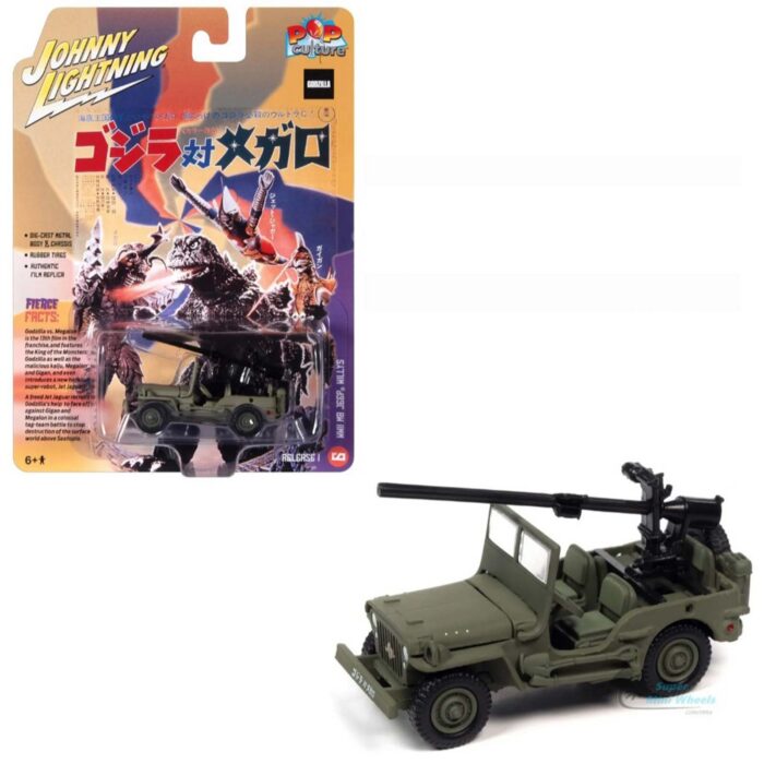 Johnny Lightning - Willy's Jeep 1973 Godzilla vs Megalon