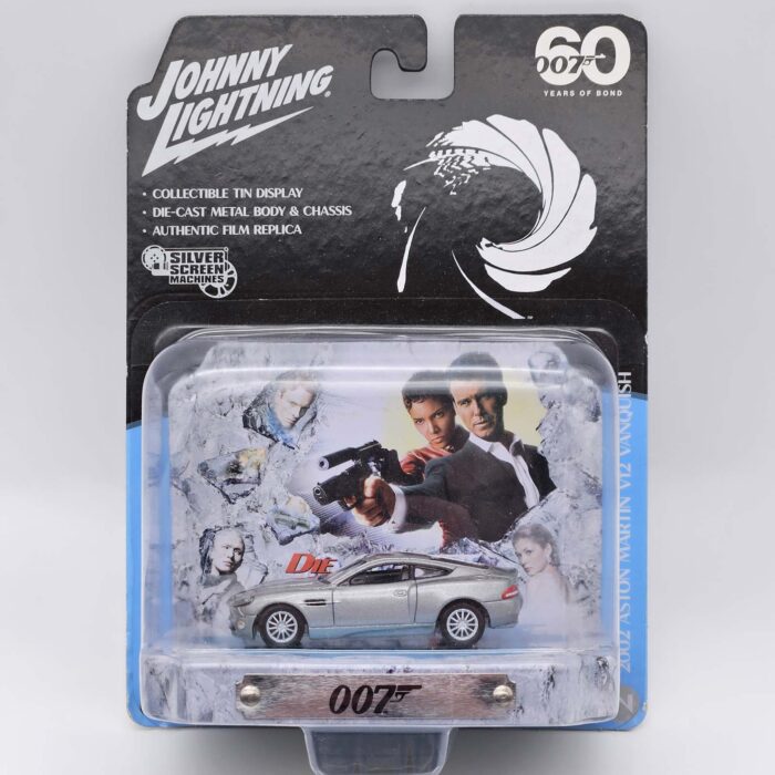 Johnny Lightning - 2002 Aston Martin Vanquish, silver *Die Another Day