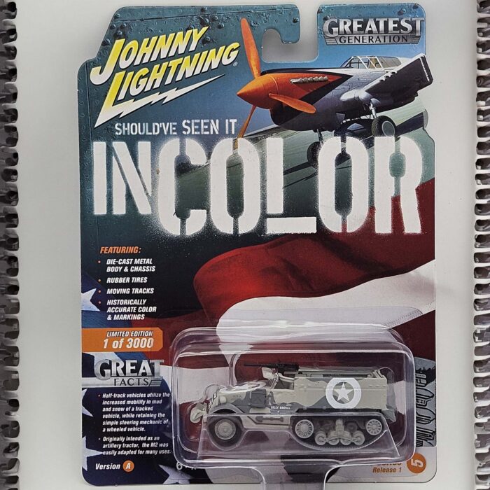 Johnny Lightning - M2 Half Track grey
