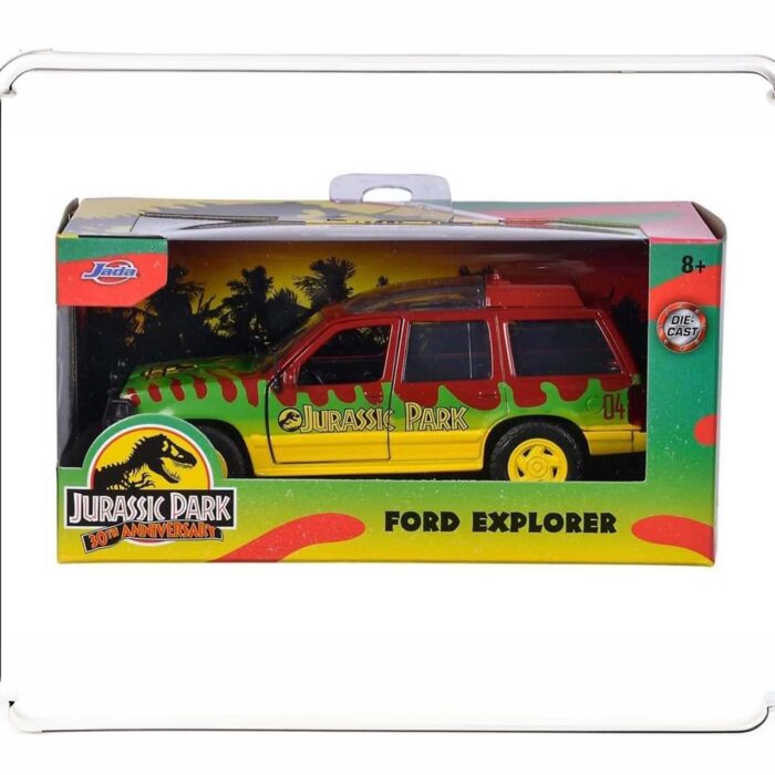 Jada - 1/32 Jurassic Park Ford Explorer, red/green/yellow