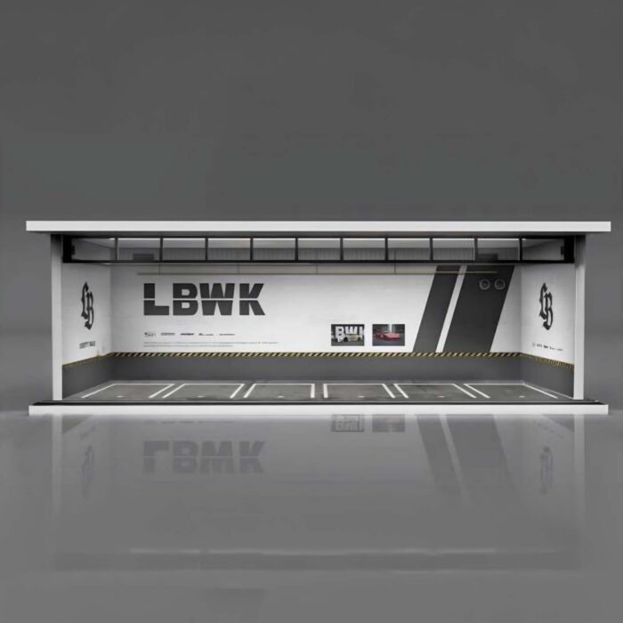 More Art - Parking Garage *LBWK with light*, white/black