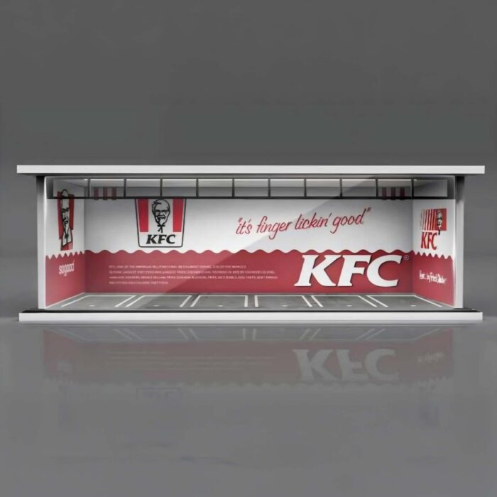 More Art - Parking Garage *KFC with light*, red/white