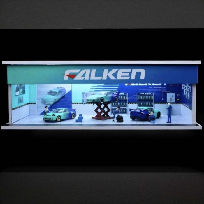 More Art -  Parking Garage *Falken with light*, blue