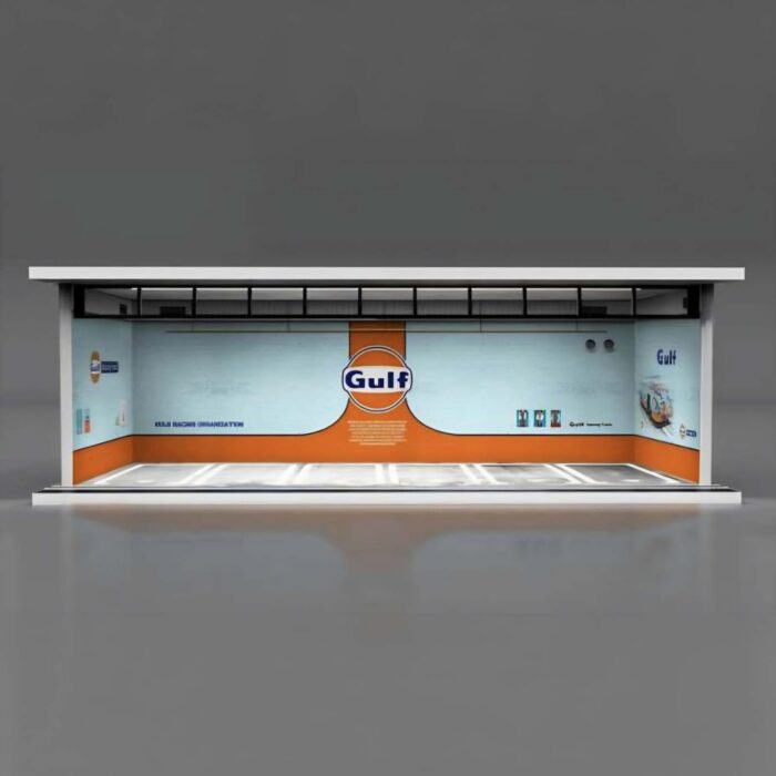 More Art - Parking Garage *Gulf with light*, blue/orange