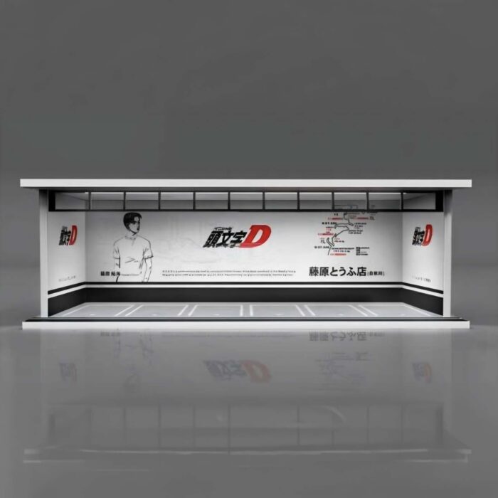 More Art - Parking Garage *Initial D with light *, white/red
