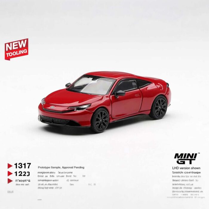 Mini Gt - 2025 Honda Prelude, rallye red, 1317, blister