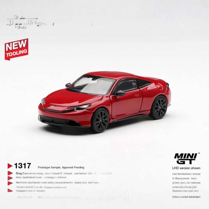 Mini Gt - 2025 Honda Prelude, rallye red, 1317, rhd