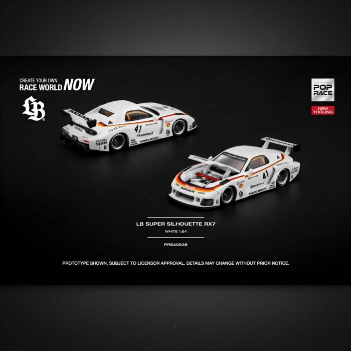 Pop Race - LB Super Silhouette RX7 (FD3S), white