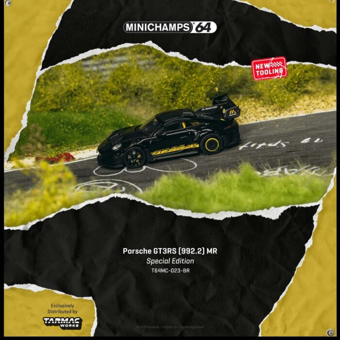 Tarmac - 2026 Porsche GT3RS (992.1) MR, black/yellow