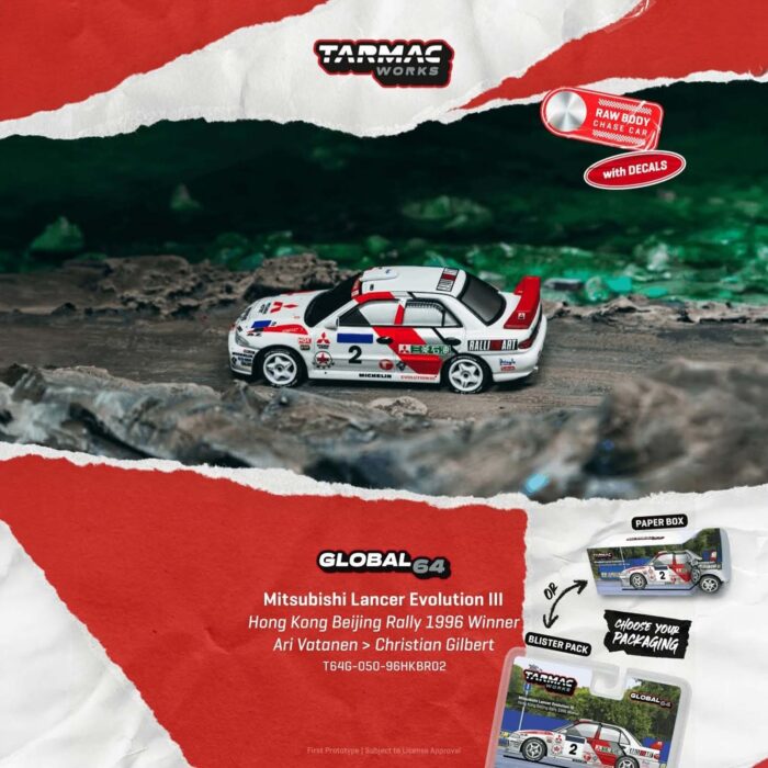 Tarmac - 1996 Mitsubishi Lancer EVO III #2, blister