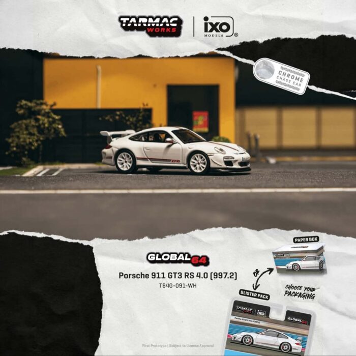 Tarmac - 2025 Porsche 911 (997) GT3 RS, white