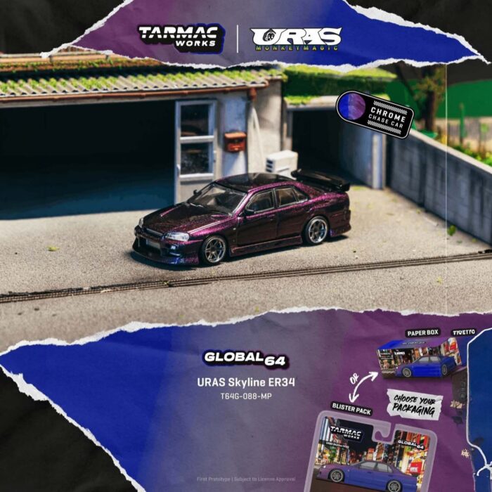 Tarmac - 2025 Nissan Skyline GTR (ER34), uras midnight purple