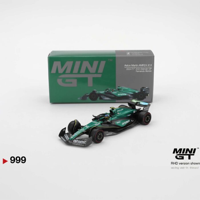 Mini Gt - 2024 Aston Martin AMR24 #14 Fernando Alonso Bahrain GP