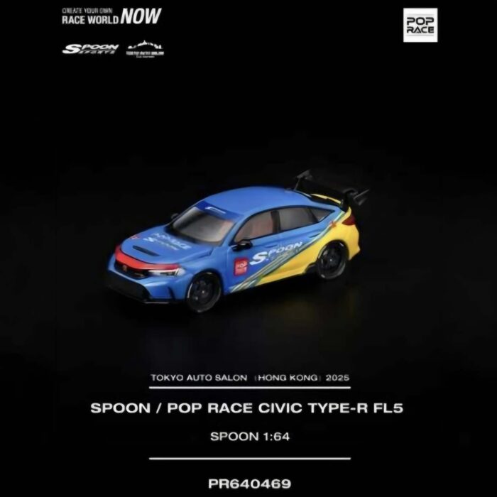 Pop Race - Spoon/Pop Race Civic Type-R FL5 *Spoon*, yellow/blue