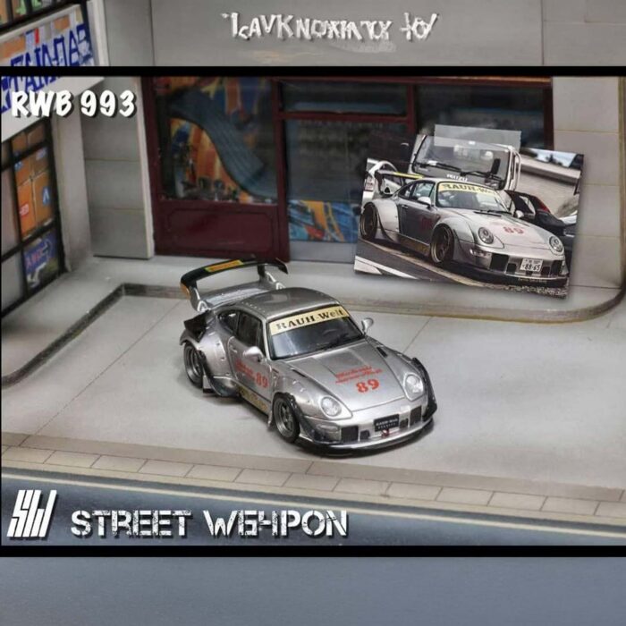 Street Weapon - RWB 993 Zamac low tail, grey