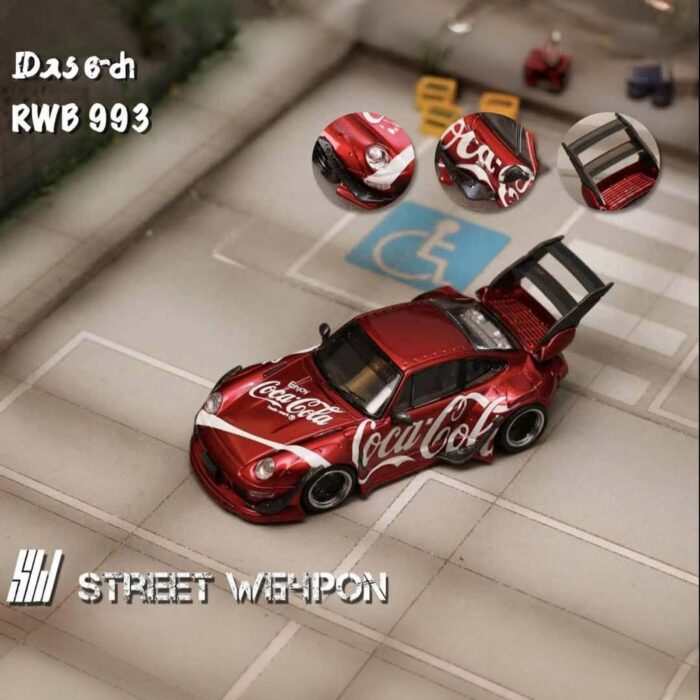 Street Weapon - RWB 993 *Coca-Cola* high tail, red