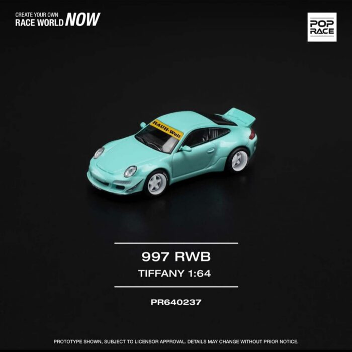 Pop Race - RWB 997, Tiffany blue